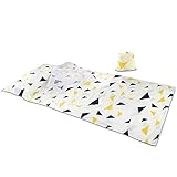 SueH Design 90″ x 36″ Long Lightweight Sleeping Bag Liner of Aloe Cotton for Adult Use in Hotel, Hostel and Outdoor Standalone Sleeping Bag in Summer with Zippered Vent