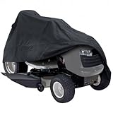 Classic Accessories Deluxe Riding Lawn Mower Cover, Up to 54" Decks
