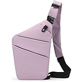 Crossbody Travel Bags for Women, Anti Theft Proof Safe Slim Sling Travel Purses, Personal Flex Shoulder Bag for Men Women