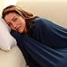 Happyluxe Travel Shawl Wraps for Women - 68x35in Grey Wrap. Lightweight UPF50+ Pashmina, Airplane Travel Blanket Scarf