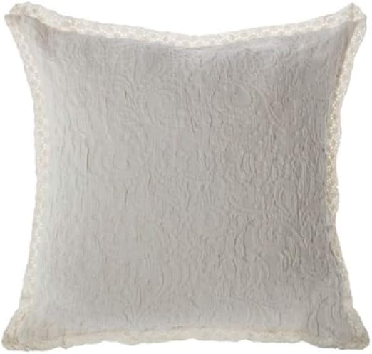 Amazon Com Bridge Street Sierra Euro Sham In Ivory Home Kitchen
