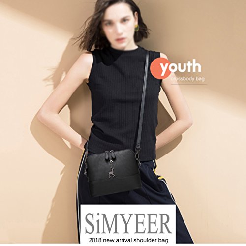 SiMYEER Stylish Crossbody Bags Shoulder Bag Purses for Women Small Ladies Handbags Messenger Bags - Thumbnail 7