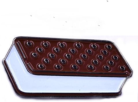 Ice Cream Sandwich 1" Soft Enamel Black Metal Plated Lapel Pin by Yesterdays Co.