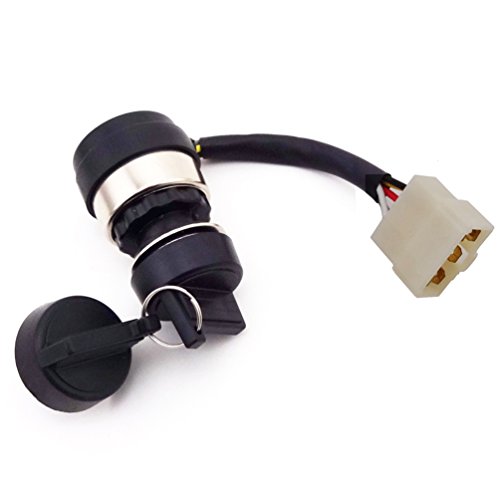 XLJOY 5 Wire On Off Ignition Key Switch for Chinese Gas Generator 170F 178FA 178F 186F 186FA