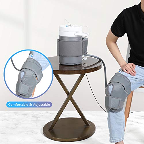EVERCRYO Cold Therapy Machine System with Large Knee Pad, Adjustable