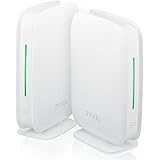 Zyxel Multy M1 WiFi 6 AX1800 Whole Home WiFi Mesh System. Router and Satellite, Compatible with Alexa - Pack of Two [WSM20]