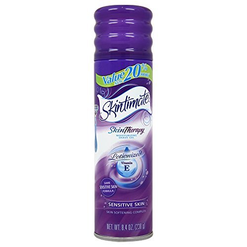Skintimate Shave Gel Skin Therapy Lotionized Vitamin-E 7 Ounce (207ml) (3 Pack)