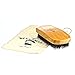 The Beardman Beard & Hair Brush, Bamboo Beachwood with Soft Boar Bristles with Muslin Style Cotton Gift Bag, Best Gift For Your Man (Soft)
