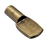 Antique Brass 1/4 Pin Supports, 16 pack