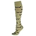 Red Lion Mustache Over The Calf Fun Socks