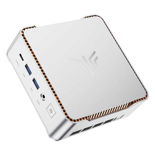 NiPoGi Pinova P2 Mini PC W-11 Pro, АMD Ryzen R2544(Besser als 3500U/i3-10110U/R2514, 4C/ 8T, bis zu 3,70 GHz), 16 GB DDR4 256 GB M.2 SSD Mini Desktop