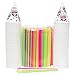 200 Snow Cone Cups 6 Oz and 200 Spoon Straws primary