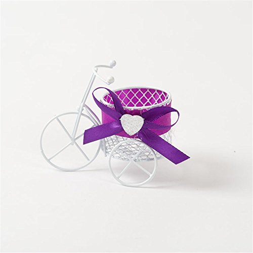 Colorful Pastoral Candy Box Tricycle Shape Candy Chocolate Cookies Bowknot Basket Gifts For Guests Wedding Decoration by Xiaolanwelc (8 Piece) - Thumbnail 5
