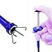 Stereotype Four-Claw Magnetic gripping Tool,Claw Magnetic Pick-up Tool, Light Stainless Steel Spring can be Fixed in Different Shapes Without Bounce 2 in 1 Magnetic Pickup