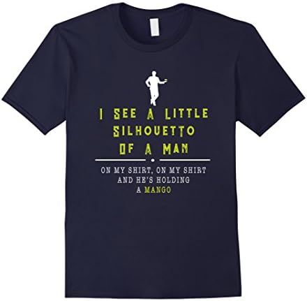 Men's I see a little silhouetto of a man, holding Mango XL Navy