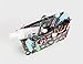 Cosmetic Bag for Women Cute Printing 14 Pockets Expandable Makeup Organizer Purse with Handles (Peony)