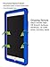 Bobj Rugged Case for iPad Air 2 (not for iPad Air) - BobjGear Custom Fit - Patented Venting - Sound Amplification - BobjBounces Kid Friendly (Batfish Blue)