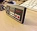 Classic NES Controller Keychain Rubber, Black, One Size
