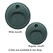THINKCHANCES Reusable Food Grade and BPA Free Silicone Circulr Hole Drinking Sip Lid for Mason, Ball, Canning Jars (Wide Mouth, Grey)