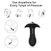 Vibrating Anal Butt Plug Anal Trainer Kit Male Prostate Massagers Anus Play Fetish Stimulation Pleasure Adult Sex Toy Things for Women Men Couples buttplug Fantasy Restraints Bondage