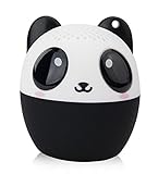 Mini Bluetooth Speaker - 2 inches tall, Crytal Clear Room-Filling Sound, Portable Wireless Speaker. Rechargeable, Cordless, Mini Travel Speaker. For iPhone, iPod, MP3 Player, Etc.. Black & White