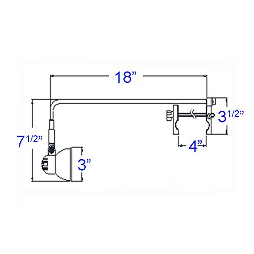 Direct-Lighting LED Fixed Arm Display Light DL-59842