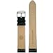 Tech Swiss Extra Long Watch Band Genuine Leather Calfskin Black 18 millimeters