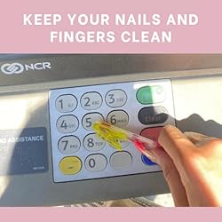 Multifunctional Long Nail Credit Card Puller