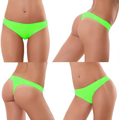 DP DESIGN G-String Thong Green Thong Briefs Classic Women's Sexy Stretch Summer