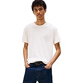Tommy Jeans Mens Short Sleeve Cotton T-Shirts with Basketball Graphic