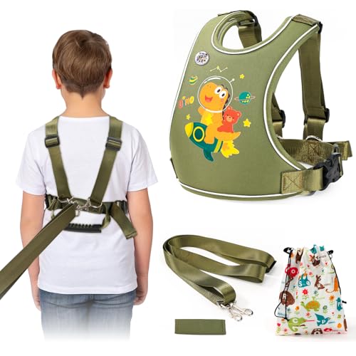 Safety Walking Vest Harness Reflective Design