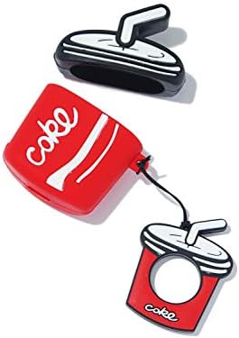 ドリンク風デザイン Spinns Airpods Airpods Spinns ケース エアポッズ カバー アクセサリー Iphone 収納 ホーム キッチン かわいい カバー シリコン製ワイヤレスイヤホンケース 保護 Bluetooth スピンズ Spinns レッド 新作製品 世界最高品質人気 正規品送料無料 100