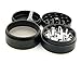 Elephant Laser Etched Design 4pcs Large Size Herb Grinder With FREE Scraper & Velvet Pouch Item # ETCH-G012317-66