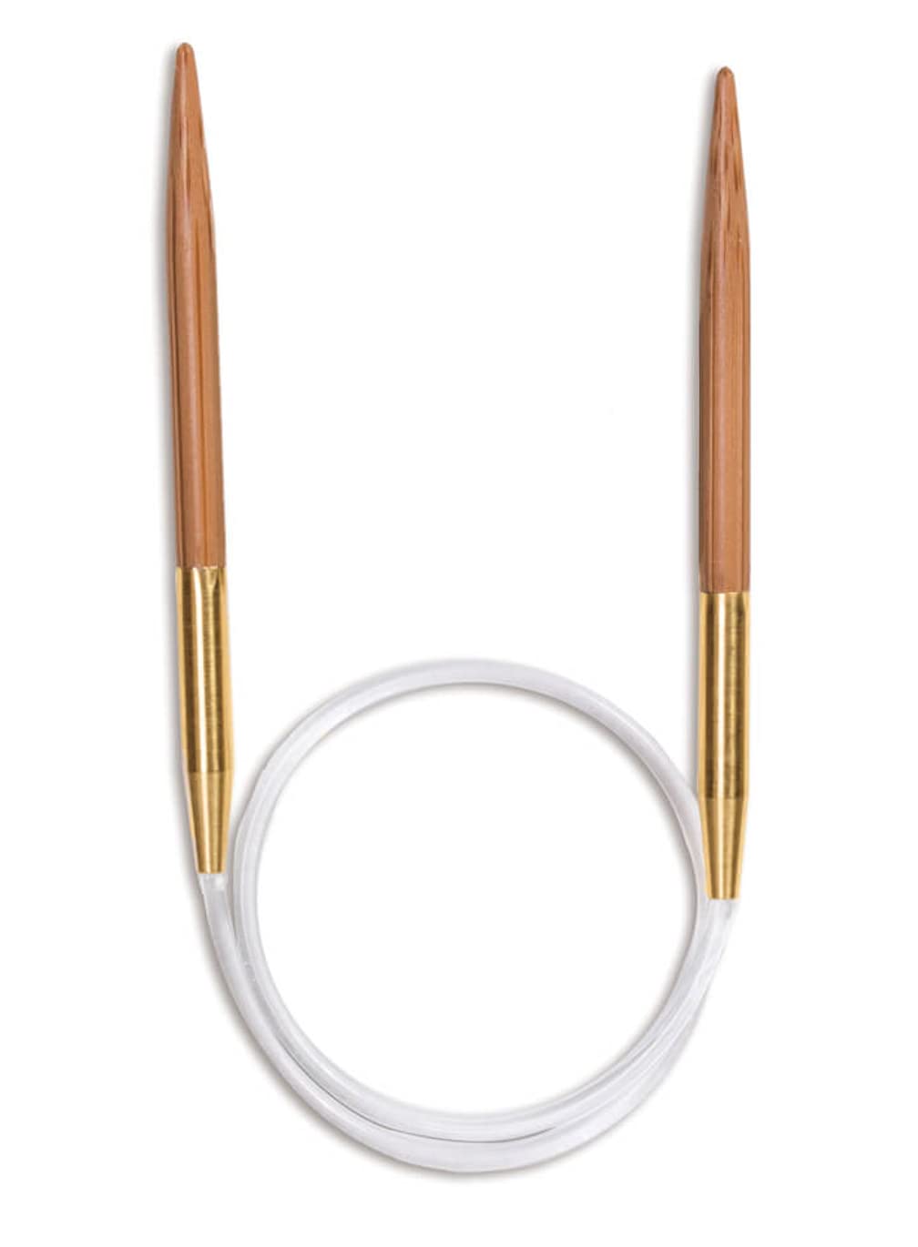 Seeknit KA04282 Bamboo Circular Knitting Needles, Beige, 40 cm x 2.25 mm — image 1