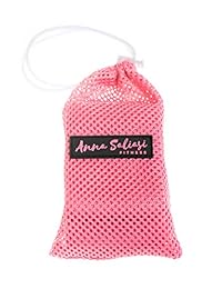 Bootylius - Correa de resistencia al pegamento con bolsa de transporte   Círculo de cadera de tela premium para mujer