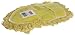 Rubbermaid FGU12000YL00 Trapper Wedge Mop Looped-End Dust Mop Head, Yellow
