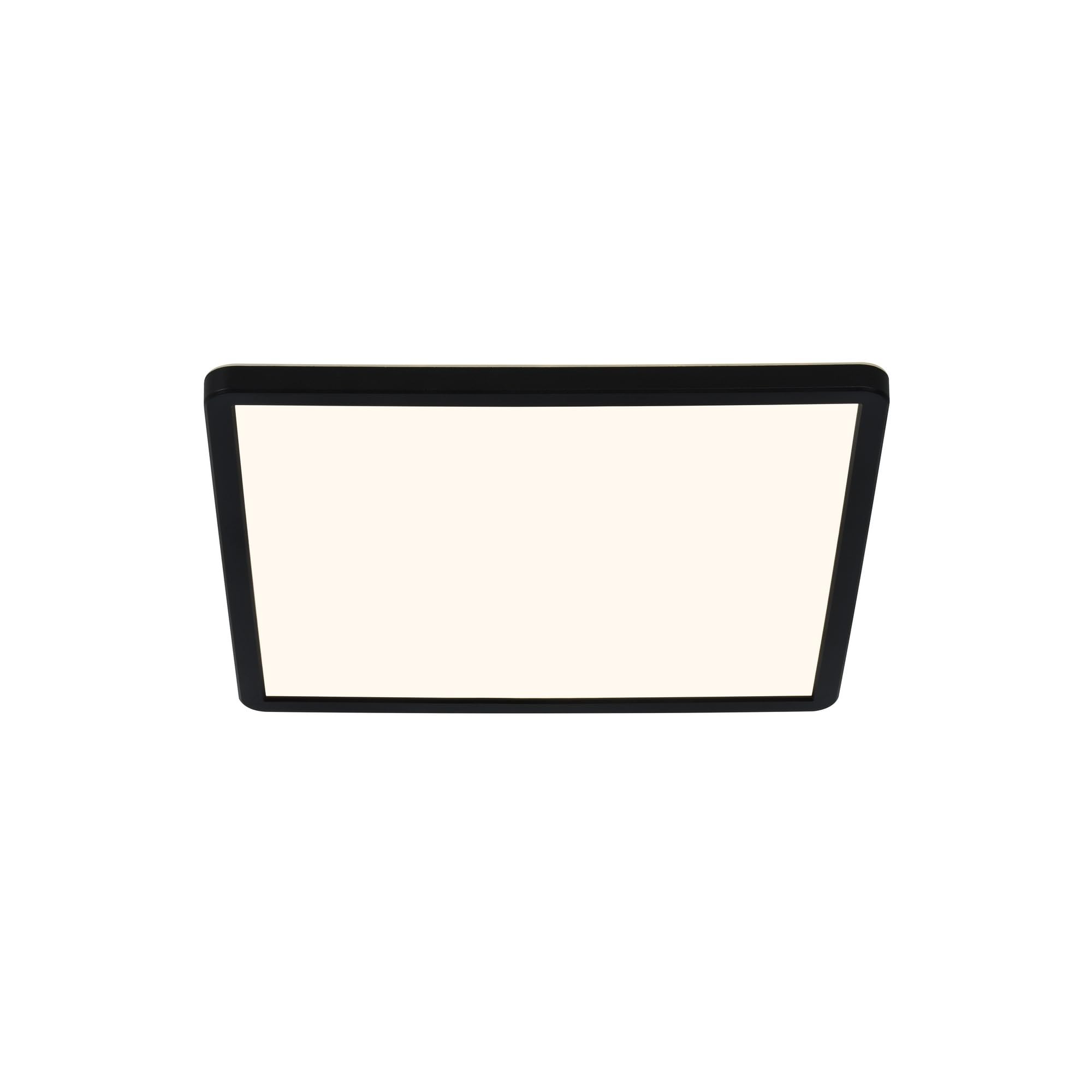 Nordlux Oja Indoor Ceiling Light Black Plastic Intergrated LED 3-Level Dimming - Bathroom, En-Suite, Kitchen Mains Powered, IP54