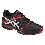 ASICS Gel Blast 7 Men's Indoor Court Shoes Black/Silver/Red (8)