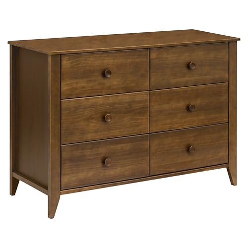 Babyletto Sprout 6-Drawer Double Dresser in Natural Walnut, Greenguard Gold Cer…