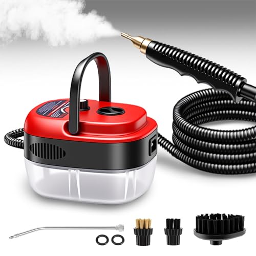 SRGARH Handheld Steam Cleaner, 2500W Portable High Temp Bathroom Power Steamer Cleaning Machine High Pressure Steam Cleaner For Home Use Kitchen Grease Car Detailing