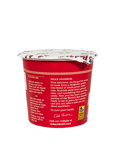 BOB’S RED MILL GLUTEN FREE OATMEAL CUP, APPLE & CINNAMON (SINGLE)