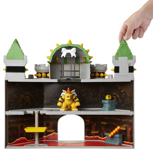 Super Mario Nintendo Deluxe Bowser's Castle Playset with 2.5