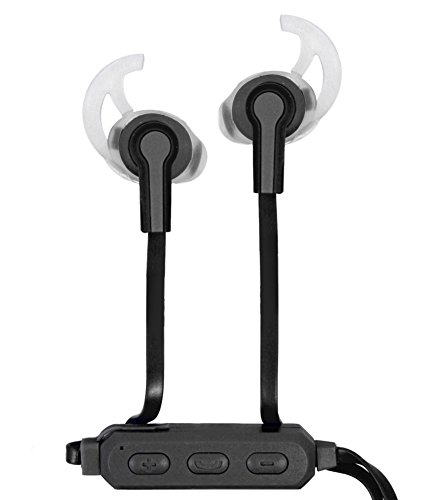 BLUETOOTH STEREO Stay-Fit Earbuds ( GREY)