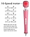 Finever Whole Body Massager Wand Back Foot Leg Aches Pains Sports Recovery Muti Speeds (Pink Color)thumb 2