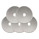 Fiskars 95287097J Rotary Cutter Replacement Blades, 45mm , 5 Pack