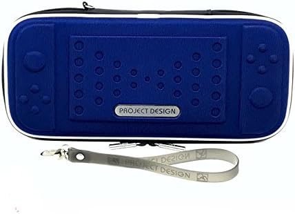 OWCAS Hard Carrying Case with 8 Game Cartridge Holders, Protective HandPortable Travel Carry Case Shell Pouch for Nintendo Switch Console & Accessories, Blue
