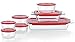 Pyrex Easy Grab 14-Piece Glass Baking Dish Set with Lids, Glass Food Storage Containers Set, Non-Toxic, BPA-Free Lids, Bakeware Set
