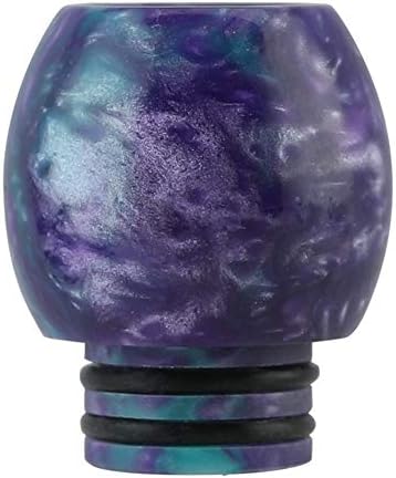 Yeleo Trosetry 810 Drip Tip, 510 Drip Tip, Standard Resin Drip Tip for RDA RTA Cigarette Atomizer, Nicotine Free 510 Lila