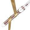 Conair Double Ceramic Curling Wand, 1 Inch Curling Wand, White / Rose Gold