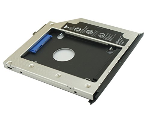 Nimitz 2nd HDD SSD Hard Drive Caddy Adapter for Hp Elitebook 2570p 2560P with Bracket and Bezel